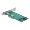 Laienduskaart DeLOCK PCI Express x4 to M.2 Key B + M - Low Profile