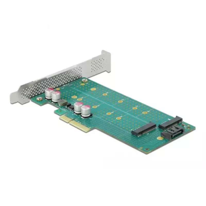 Laienduskaart DeLOCK PCI Express x4 to M.2 Key B + M - Low Profile
