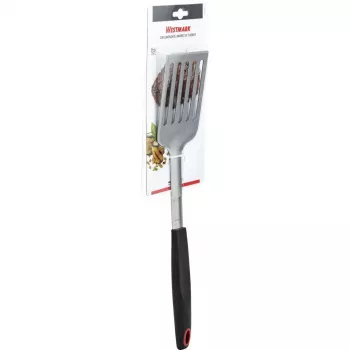 Toidulabidas Westmark 15092280 — plastikust/TPE peaga, roostevabast terasest käepide, 430×88×25 mm, must/punane