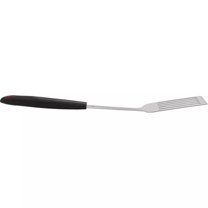 Toidulabidas Westmark 15092280 — plastikust/TPE peaga, roostevabast terasest käepide, 430×88×25 mm, must/punane