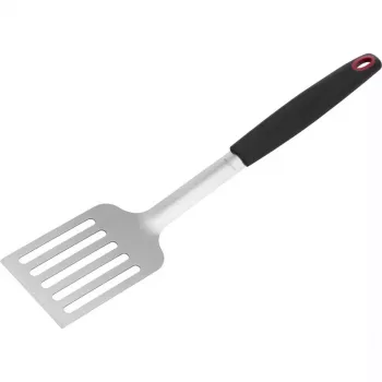 Toidulabidas Westmark 15092280 — plastikust/TPE peaga, roostevabast terasest käepide, 430×88×25 mm, must/punane