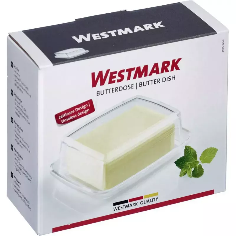 Võinõu Westmark 20852260, ristkülikukujuline klaas, 143×118×55 mm, läbipaistev