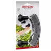 Lihaveski tera Westmark Due — roostevabast terasest tera, plastkorpus, 126×170×38 mm