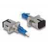 DeLOCK optiline kiudhübriidühendusmuhv LC Simplex isane SC Simplex emasele sinine