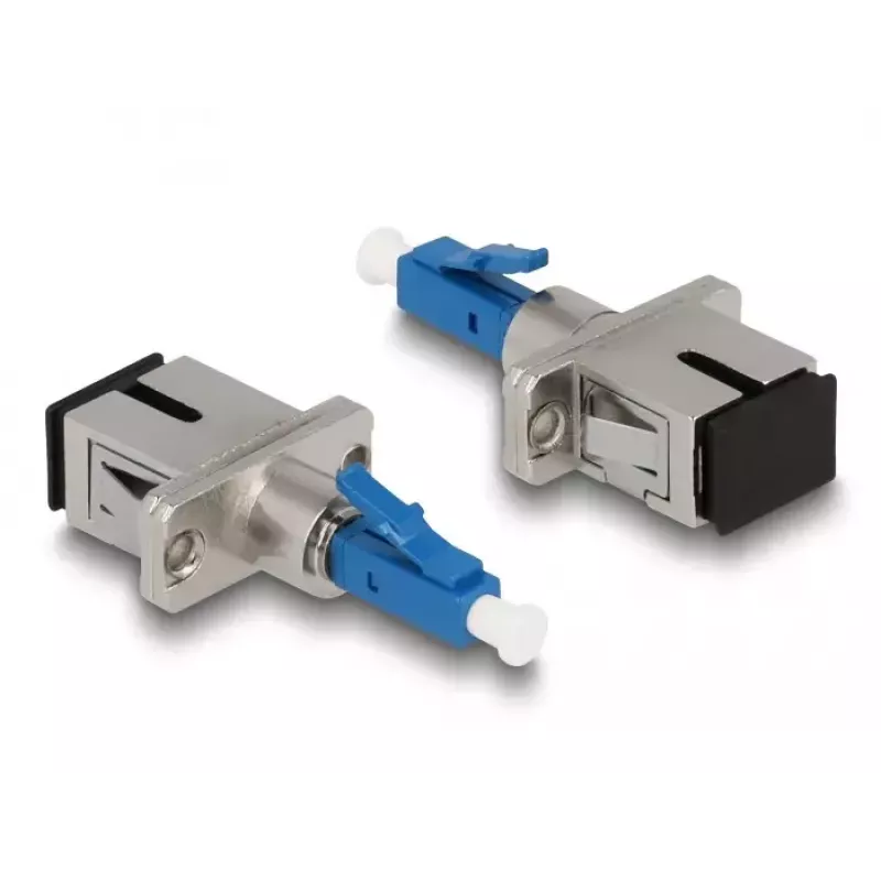 DeLOCK optiline kiudhübriidühendusmuhv LC Simplex isane SC Simplex emasele sinine