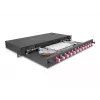 DeLOCK fiiberoptiline jätkukarp 67005 Must Metall 482x220x44mm