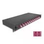 DeLOCK fiiberoptiline jätkukarp 67005 Must Metall 482x220x44mm