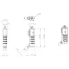 eSTUFF GLB220302 turvakaabel Must 1,8 m