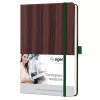 Writing notebook Sigel CO673 A5 194 lehte Pruun