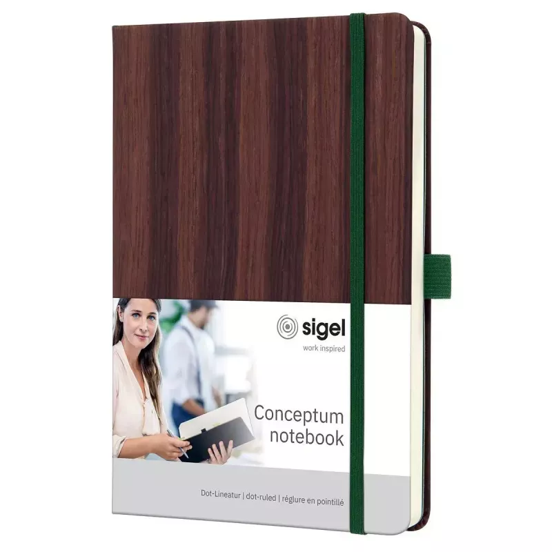 Writing notebook Sigel CO673 A5 194 lehte Pruun