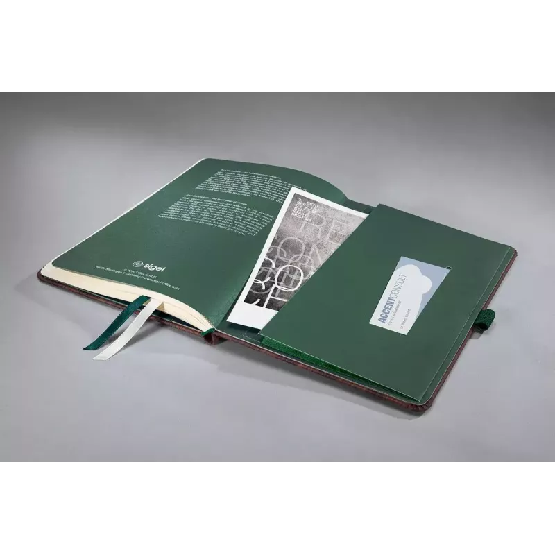 Writing notebook Sigel CO673 A5 194 lehte Pruun