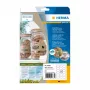 Isekleepuv silt HERMA 10763 Püsiv Pruun 360 tk Ellips 63,5x42,3mm