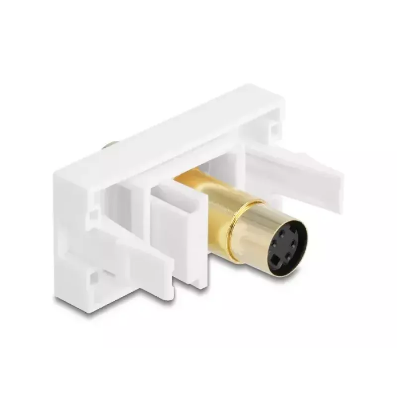 DeLOCK 90872 kaabelsoovahetaja Mini-DIN 4 pin valge