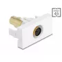 DeLOCK 90873 kaabel üleminekupistik Mini-DIN 6 kontaktiga Valge