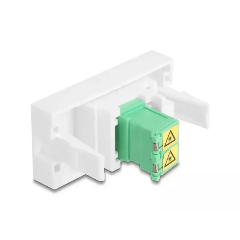 Kaabliadapter DeLOCK 90875 LC Duplex roheline valge