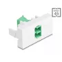 Kaabliadapter DeLOCK 90875 LC Duplex roheline valge
