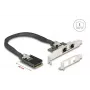DeLOCK 95280 sisemine RJ-45 adapter Mini PCI Express 4 Gbit/s