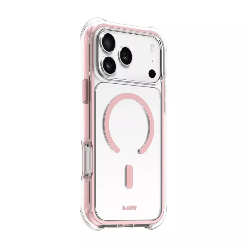 Mobiiltelefoni ümbris LAUT AERO PROTECT 17.5 cm Roosa Läbipaistev