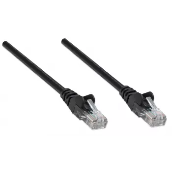 Intellinet võrguparanduskaabel, Cat5e, 20 m, must, CCA, U/UTP, PVC, RJ45, kullatud kontaktid, takistusteta, kaitsetutiga, eluaegne garantii