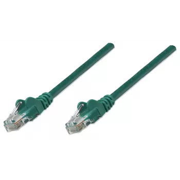 Intellinet võrgukaabel, Cat5e, 20m, roheline, CCA, U/UTP, PVC, RJ45, kullatud kontaktid, takistusvastane, kaitsmega, eluaegne garantii