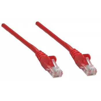 Intellinet võrgukaabel, Cat5e, 20m, punane, CCA, U/UTP, PVC, RJ45, kullatud kontaktid, takistuseta, kaitsemuhviga, eluaegne garantii