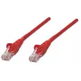 Intellinet võrgukaabel, Cat5e, 15 m, punane, CCA, U/UTP, PVC, RJ45, kullatud kontaktid, takerdumisvastane, kaitsetutiga, eluaegne garantii