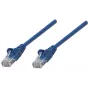 Intellinet Network patch-kaabel, Cat6, 7.5m, Blue, CCA, U/UTP, PVC, RJ45, Gold Plated Contacts, Snagless, Booted, Lifetime Warranty