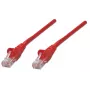 Intellinet Network patch-kaabel, Cat5e, 10m, Red, CCA, U/UTP, PVC, RJ45, Gold Plated Contacts, Snagless, Booted, Lifetime Warranty