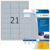 Isekleepuv printerisilt HERMA sildid A4 63,5x38,1 mm hõbedane kile läikiv