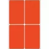 Mitmeotstarbelised sildid HERMA 52x82 mm punane paber matt käsitsi pealekandmiseks 128 tk