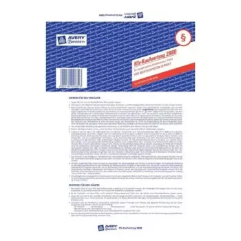 Registreerimispaber Avery 2880