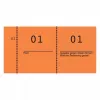 Ticket Avery 869-10-1 100 tk Oranž