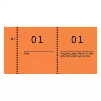 Ticket Avery 869-10-1 100 tk Oranž