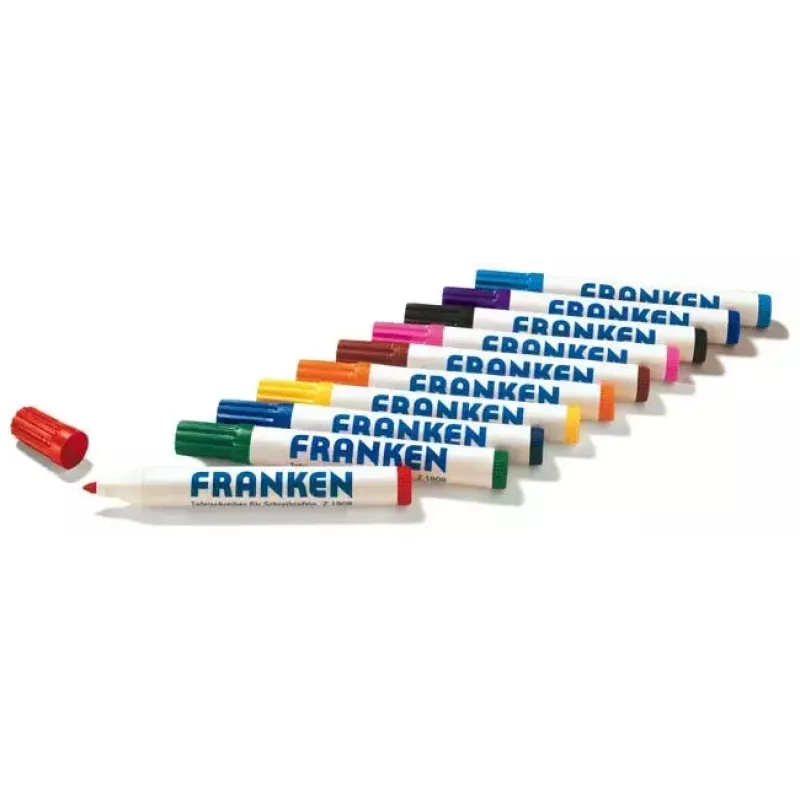 Marker Franken Z1903 4 tk Must Sinine Punane