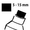 Kriidimarker Sigel GL171 valge