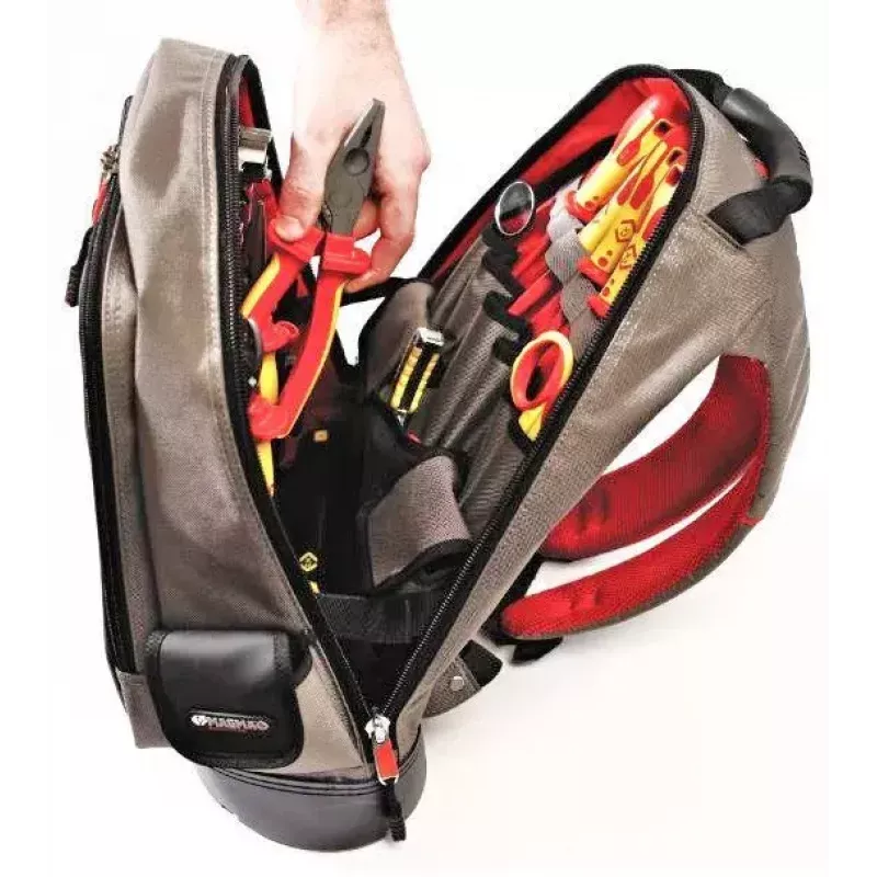 Seljakott C.K Tools MA2635 Must Hall Punane