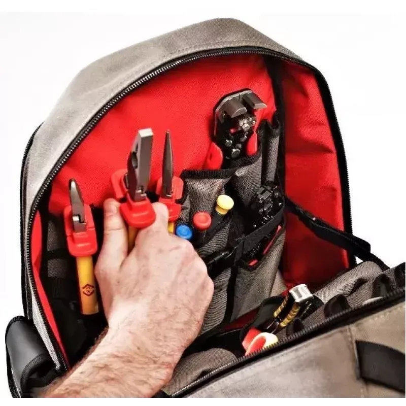 Seljakott C.K Tools MA2635 Must Hall Punane