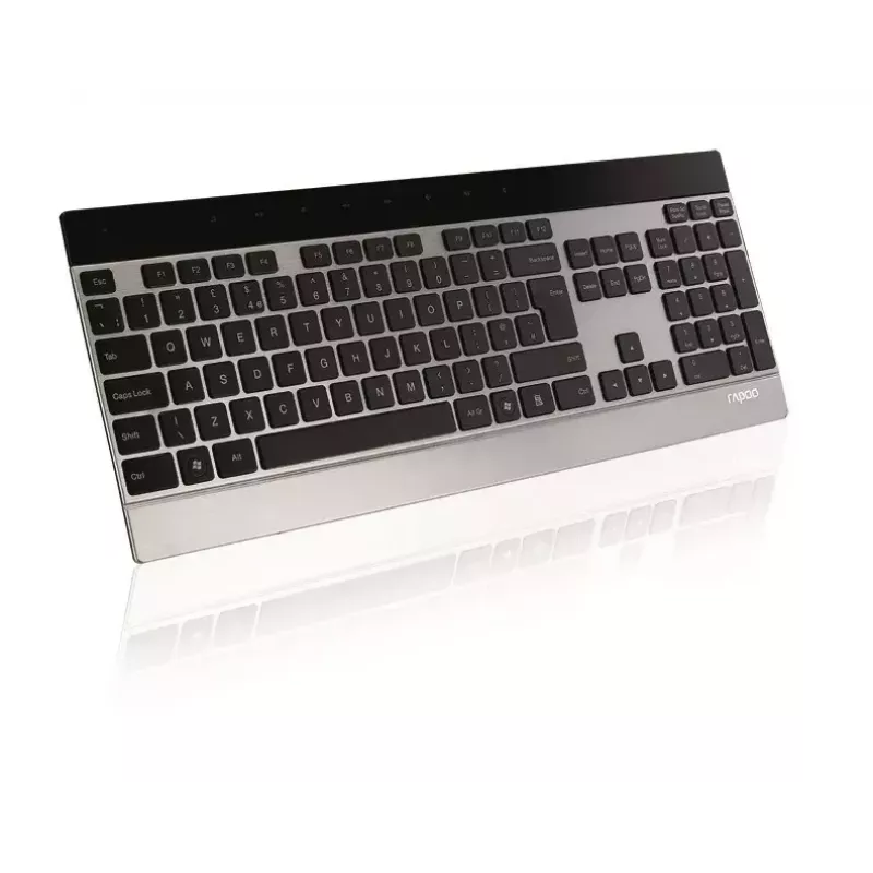 Klaviatuur Rapoo E9270P RF Wireless QWERTZ German Must Silver