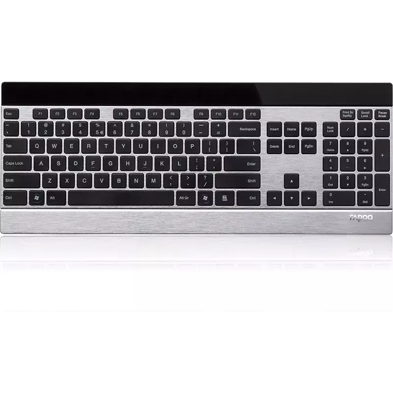 Klaviatuur Rapoo E9270P RF Wireless QWERTZ German Must Silver