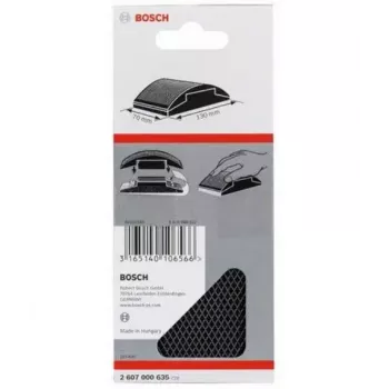 Lihvimisklots Bosch 2 607 000 635 Must kummist 70x130mm