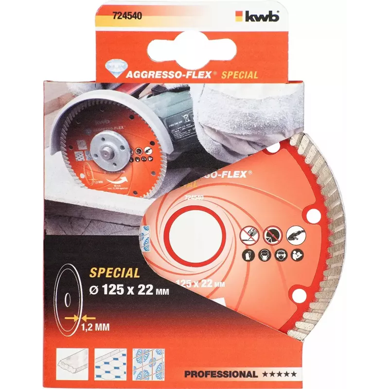 Lõikeketas KWB 724540 betoonile, graniidile, marmorile, plaadile