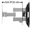 Hama 00118101 TV kinnitus/alus 121.9 cm (48 tolli) Must