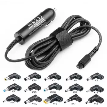 CoreParts MBXUN-90W-DC0001 toiteadapter/vaheldi siseruumides Must
