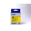 Epson Label Cartridge Magnetic LK-5YB2 Must/kollane 18mm (1.5m)