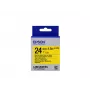 Epson Label Cartridge Magnetic LK-6YB2 Must/Kollane 24mm (1.5m)