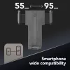 Cellularline Hug - universaalne, mobiiltelefon/nutitelefon, passiivne hoidik, autole, must