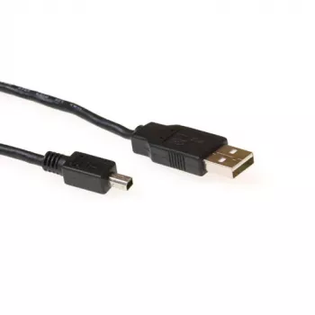 USB-kaabel ACT USB 2.0 A-pistik - USB mini B-pistik 1.80 m
