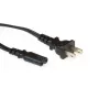 Toitejuhe USA pistik ACT Powercord C7 must 1,8 m