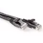 ACT must, 15 m, U/UTP CAT6A ühenduskaabel, snagless, RJ45 pistikutega