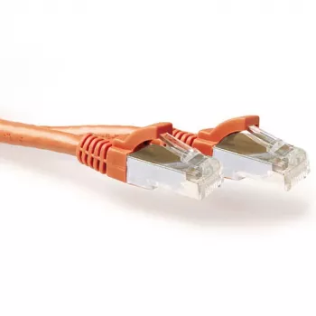ACT oranž 30,00 meetri pikkune SFTP CAT6A patch-kaabel, tõmbevaba, RJ45-pistikud